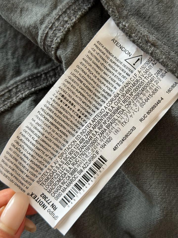 Zara джинсовая рубашка
