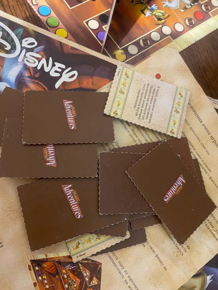 Настольная игра Mickeys adventure Disney игра ходилка