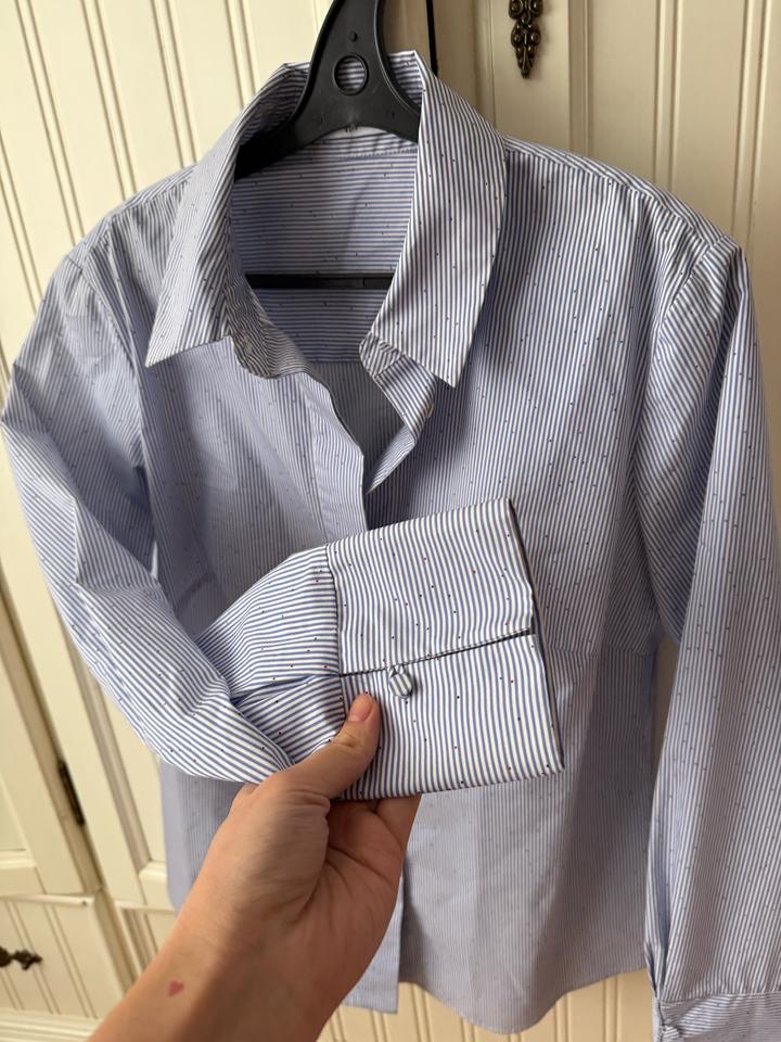 Рубашка в полоску MANGO