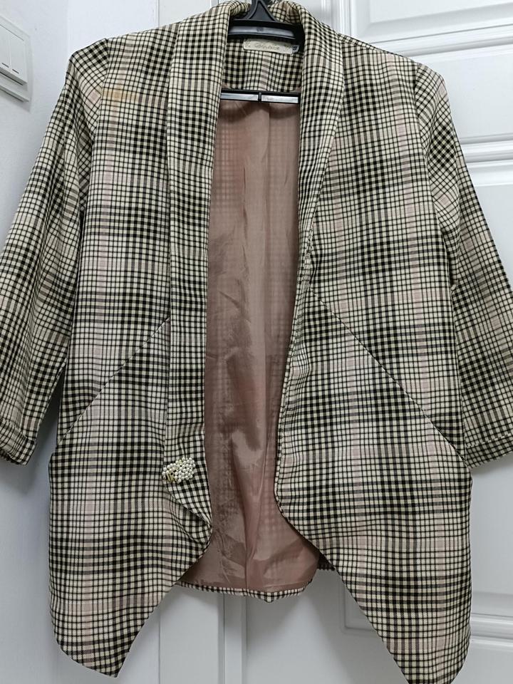Жакет в клетку