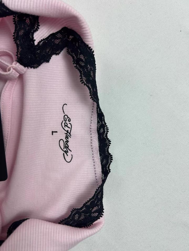 Ed Hardy розовый комбинезон