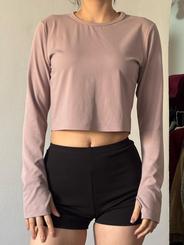 Укороченный свитшот uniqlo