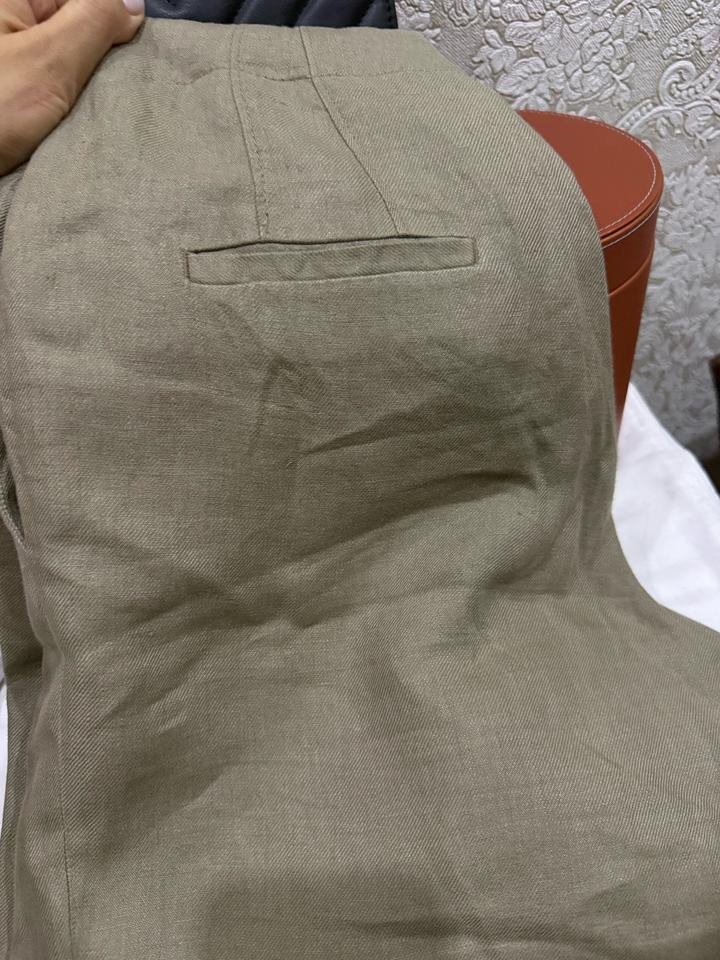 Брюки из льна от Massimo dutti