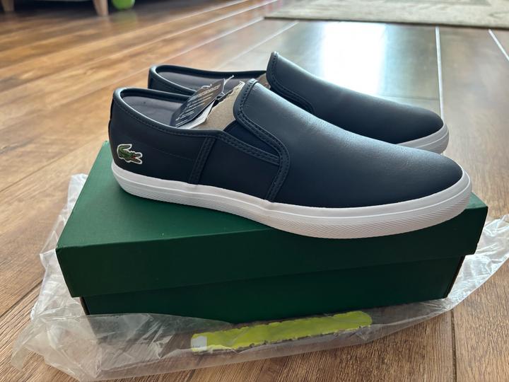 Новые мокасины Lacoste мужские