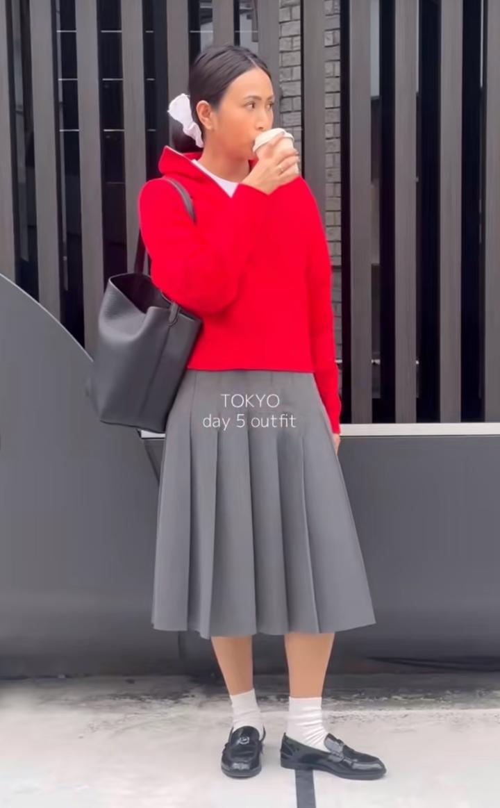 Шерстяная плессированная юбка Uniqlo