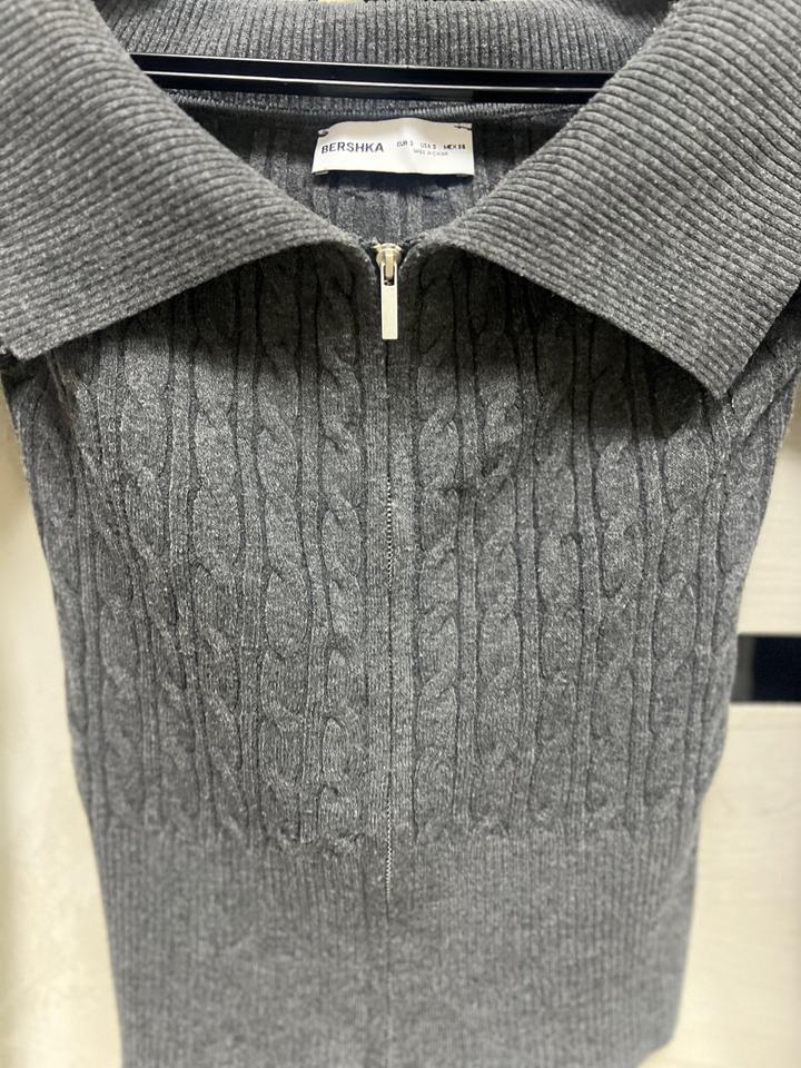 Серый кардиган Bershka