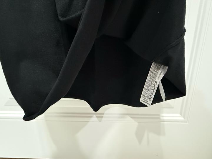 Черное трикотажное платье Zara