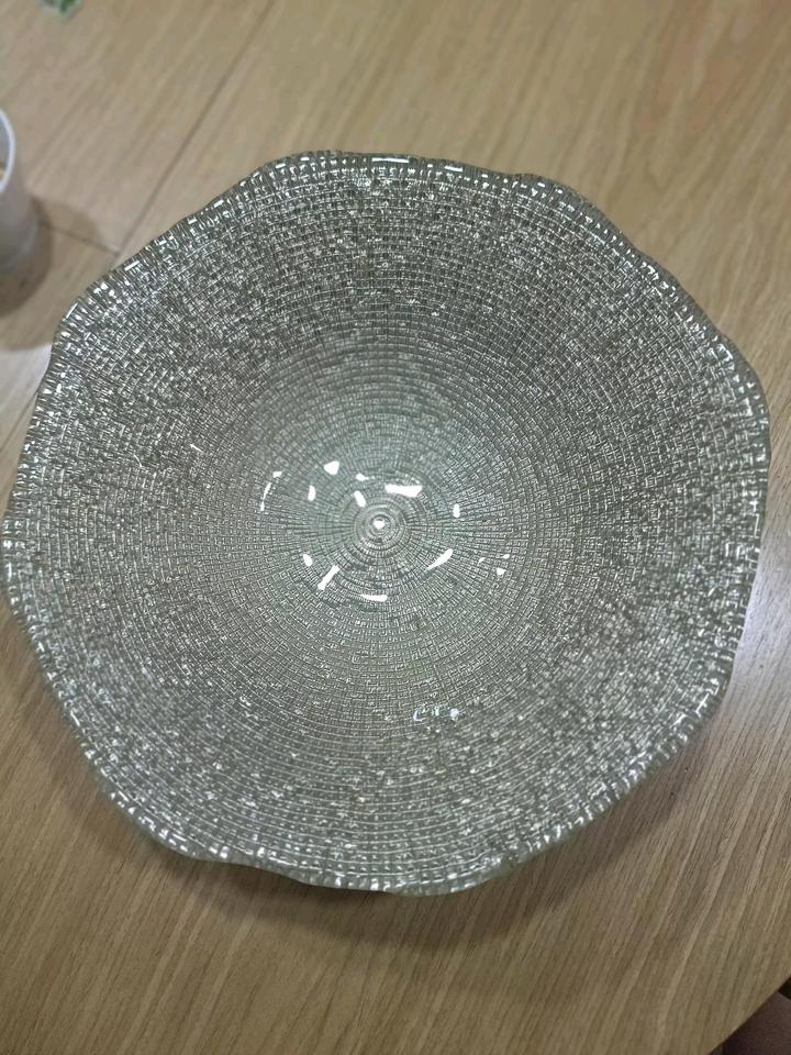 Большая чаша IVV Diamante хром оригинал 32 см