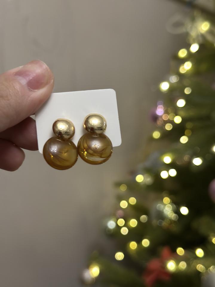 Винтажные серьги бижутерия