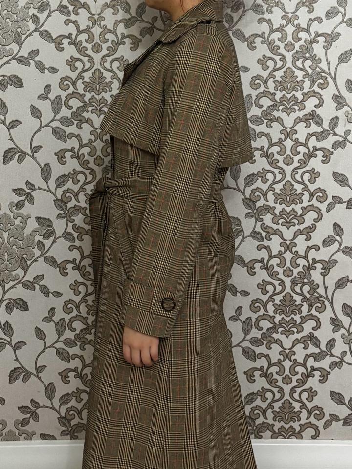 Тренч клетчатый