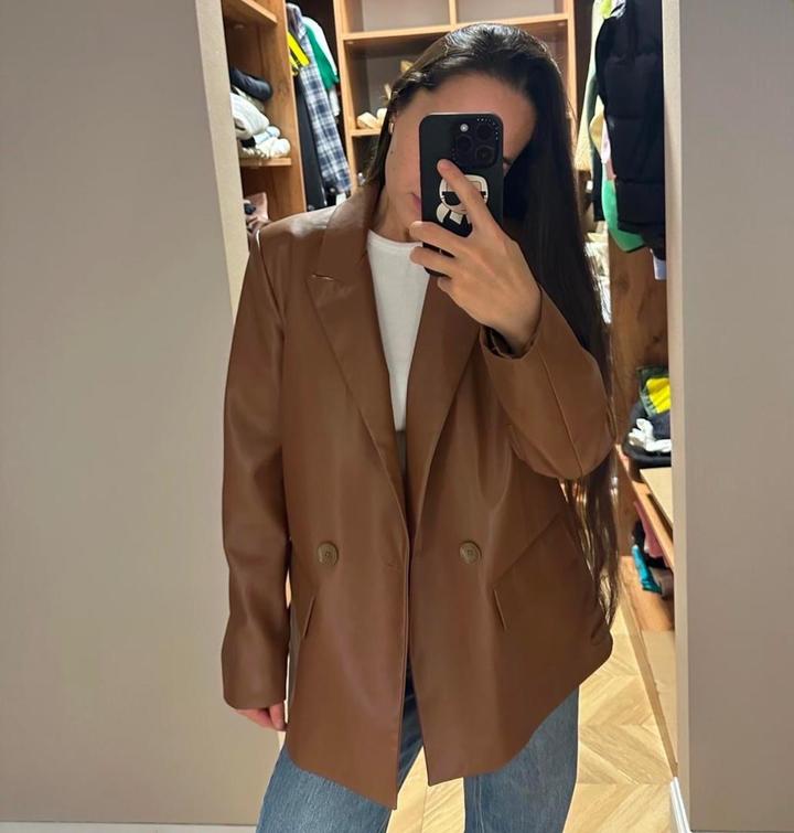 Кожаный пиджак