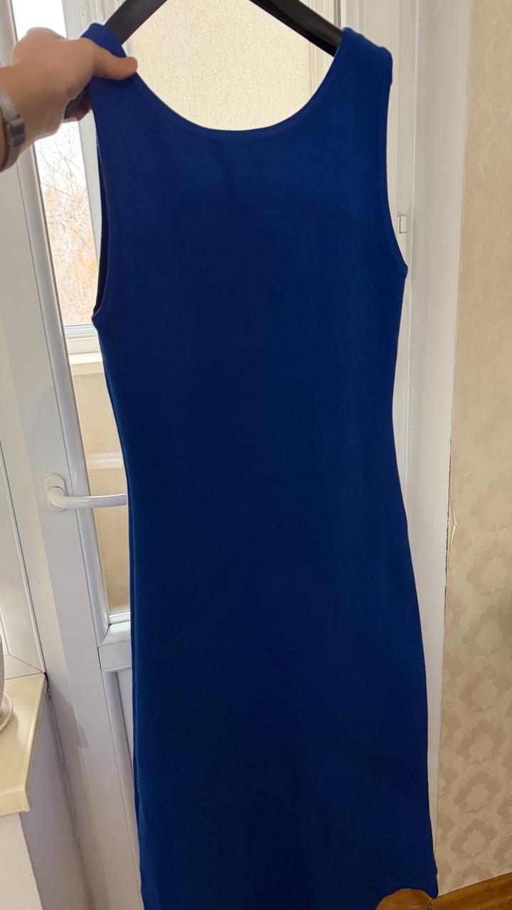 Синее платье Zara