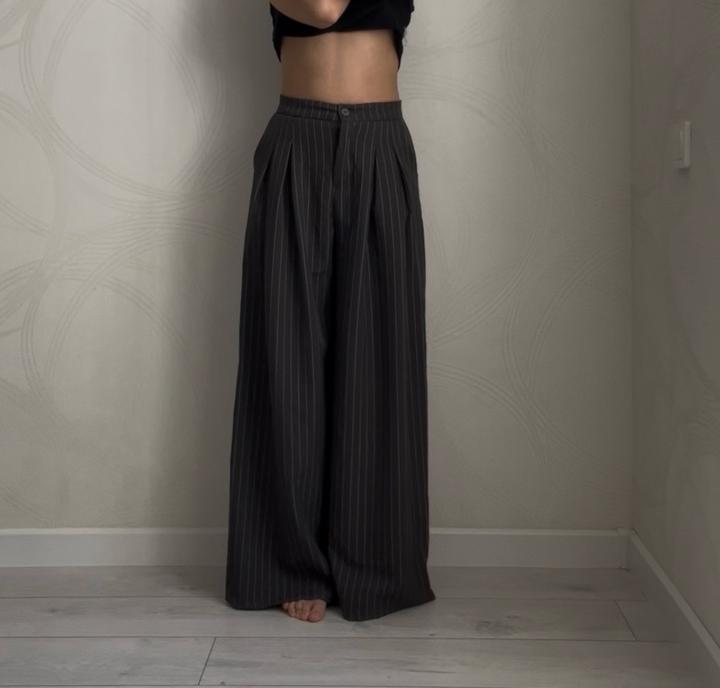 Широкие брюки палаццо