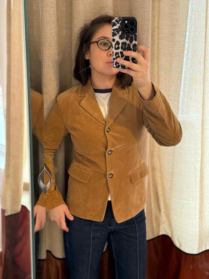 Вельветовый жакет