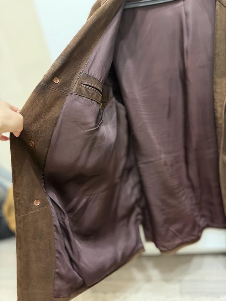 Куртка мужская из натурального замша Adam manz