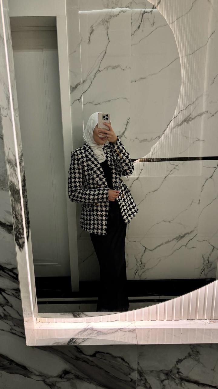 Пиджак твид Zara