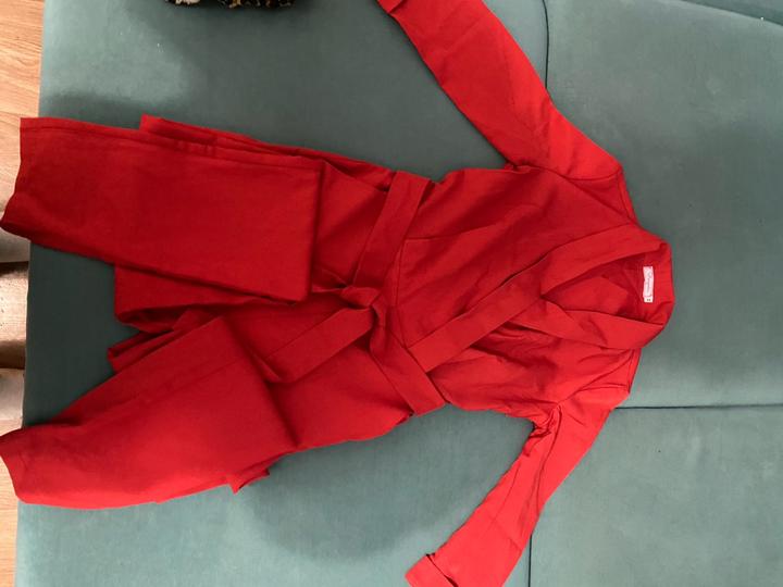 Красный классический комбез,ходить в клуб 💃 на праздники