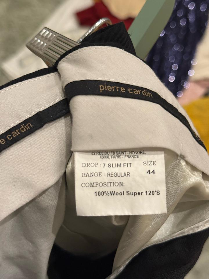 Черные Брюки Slim Fit Pierre Cardin