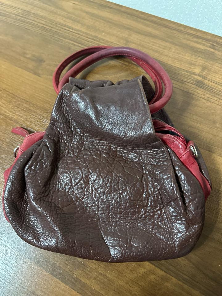 Винтажная кожаная сумка