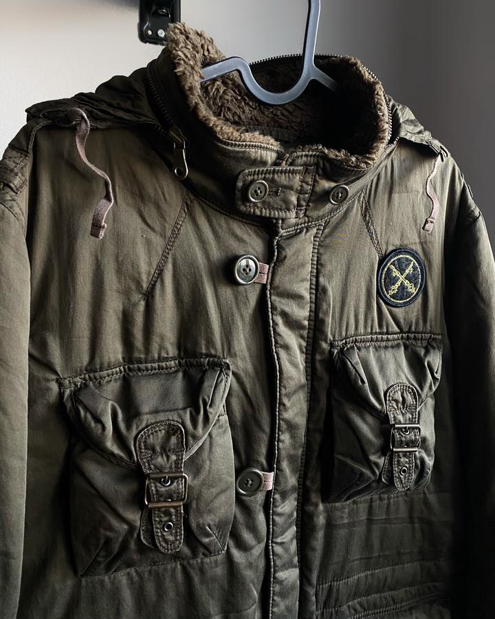 Uniqlo archive gasmask jacket/японская архивная куртка с карманами газмаск