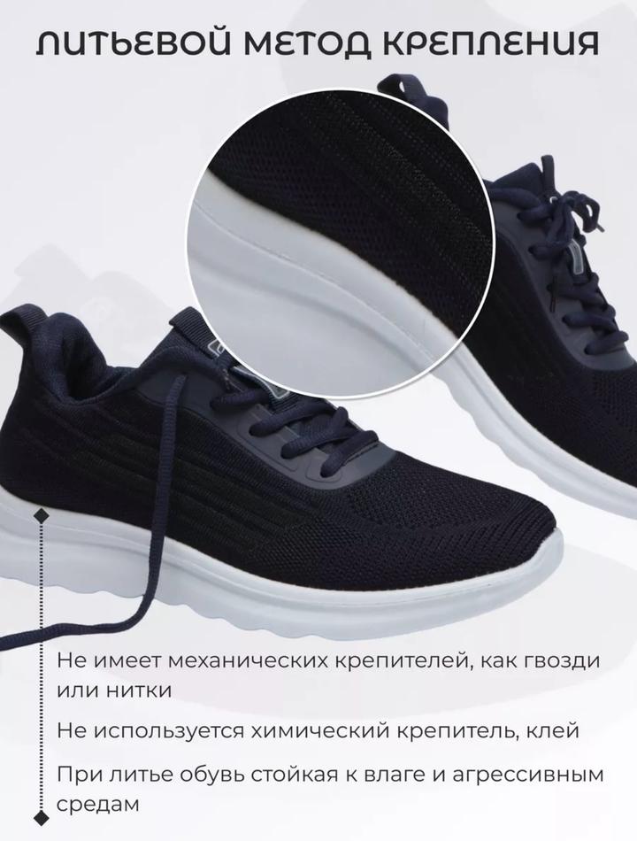 Темно синие кроссовки