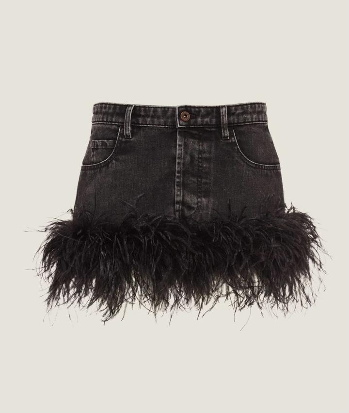 Джинсовая юбка Miu Miu