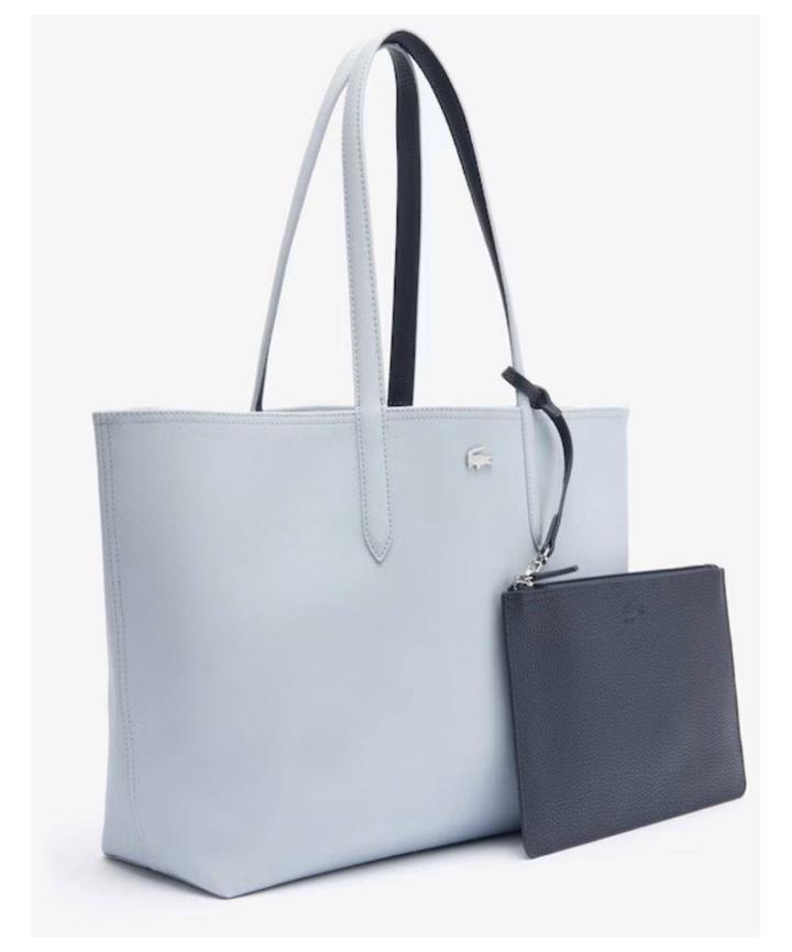 Lacoste Tote Bag серый, черный
