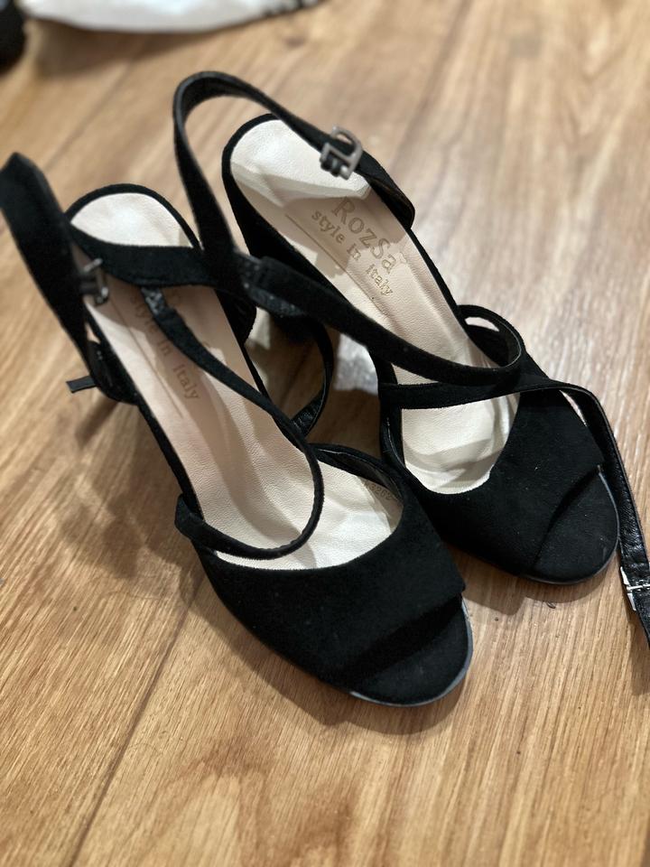 Базовые чёрные босоножки 🖤