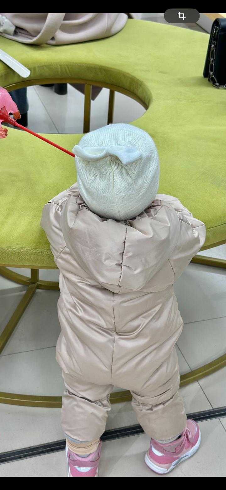 демисезонный комбинезон с шапочкой booboo