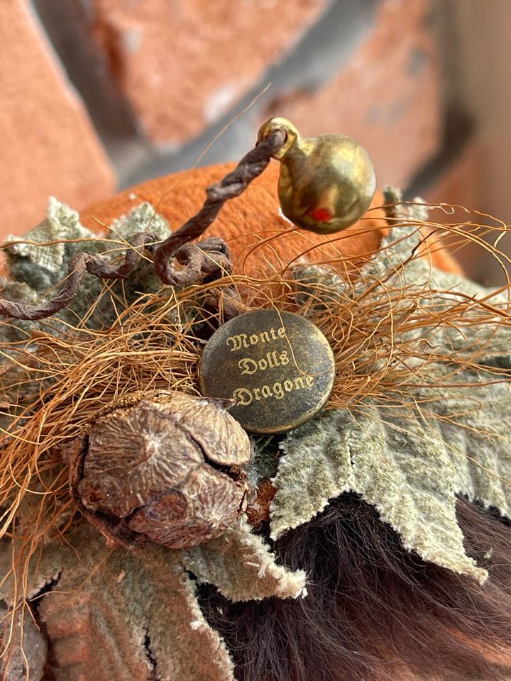 Коллекционная фарфоровая кукла-эльф Mirtillo (Montedragone, Италия)