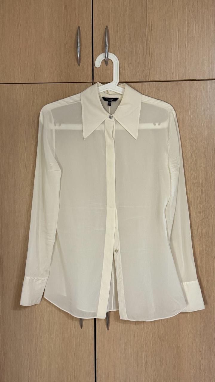 Шелковая блюза Massimo Dutti