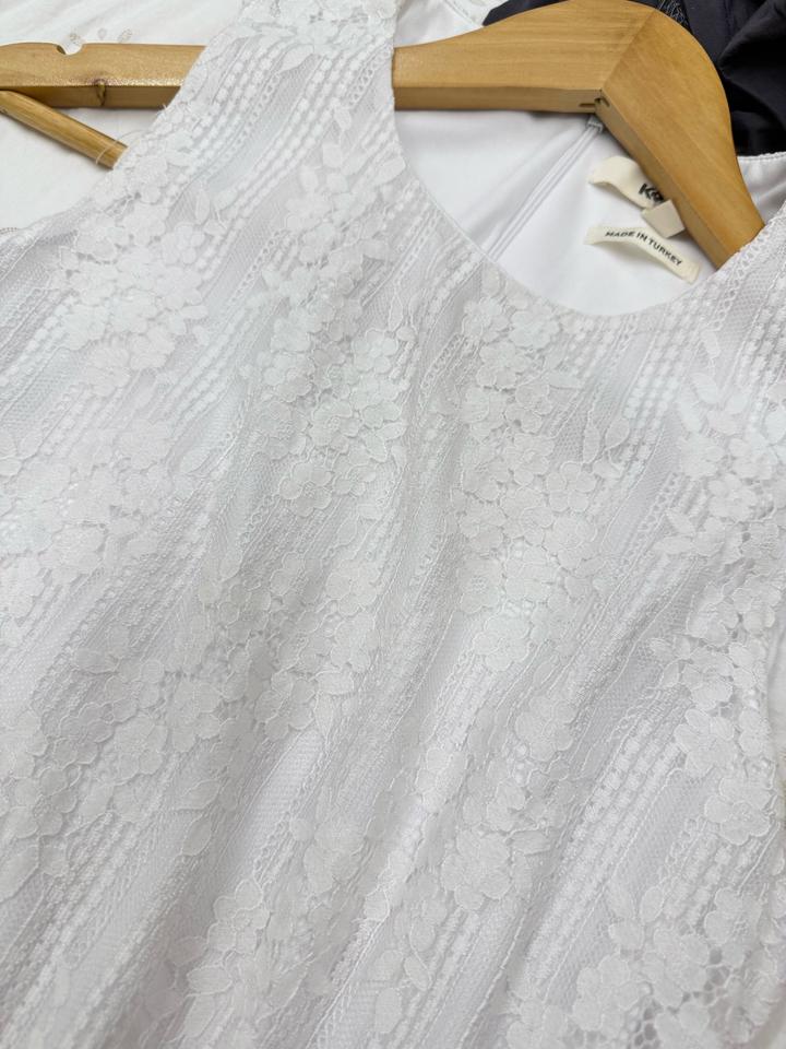Белое пляжное платье Koton