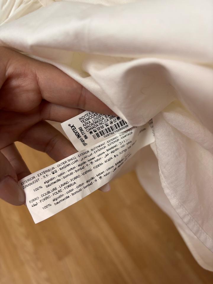 Белое платье Zara