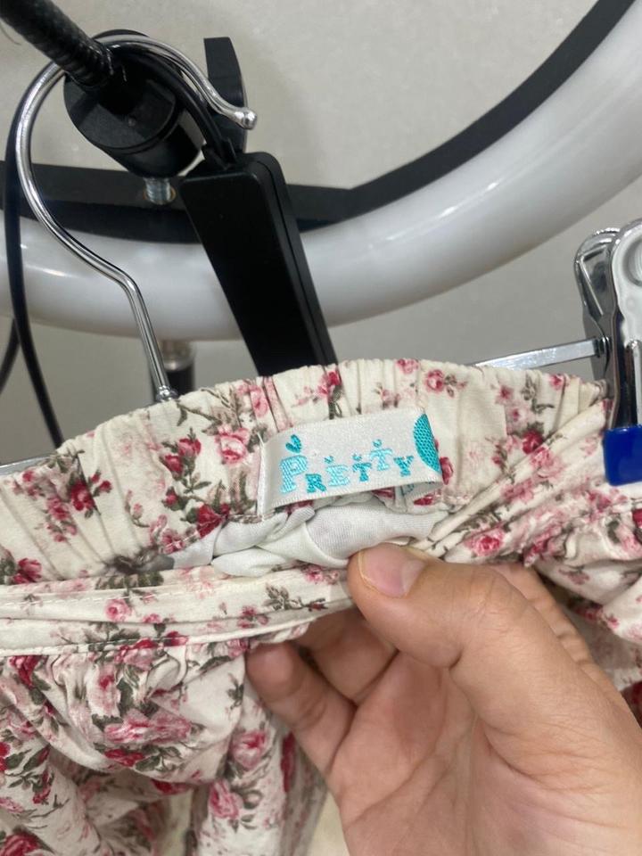 Юбка цветастая