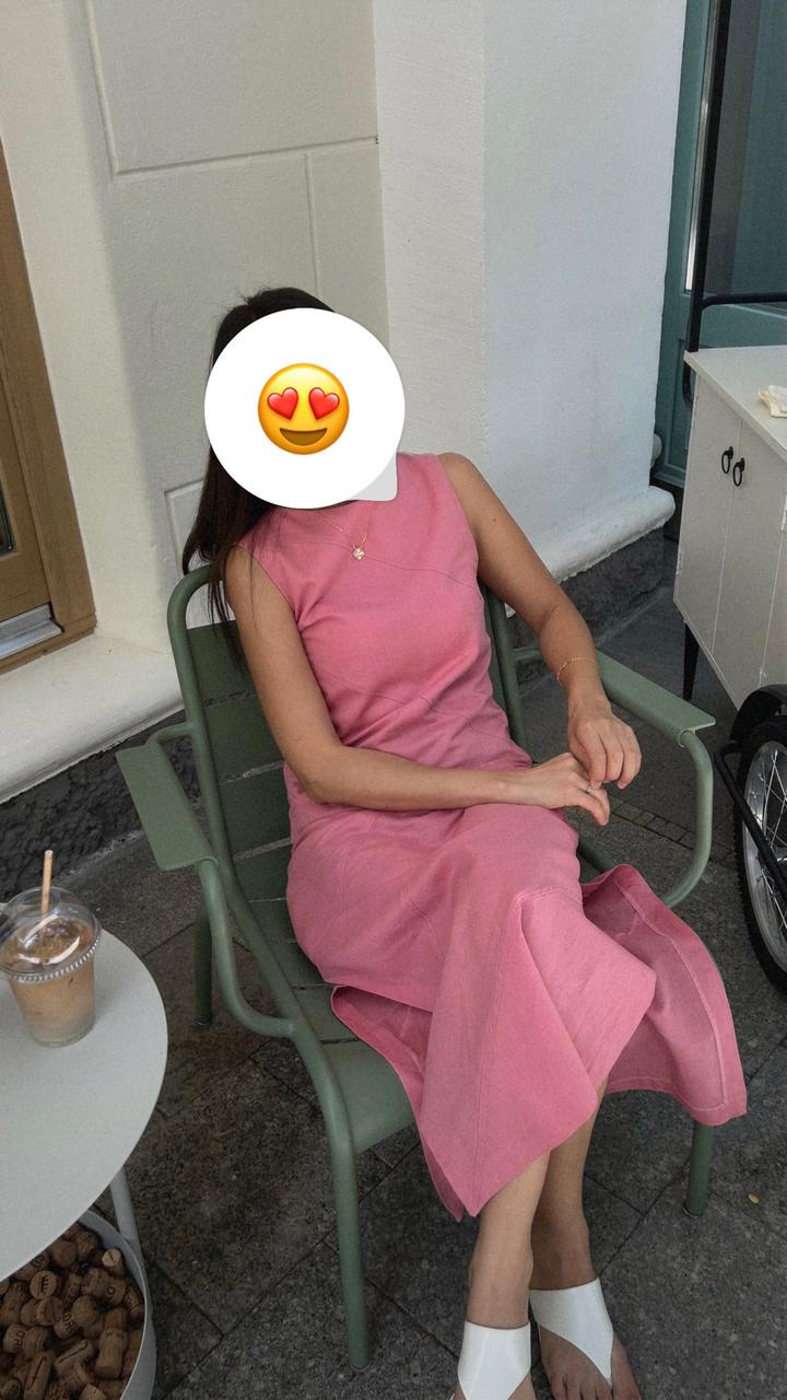 Лен платье Zara