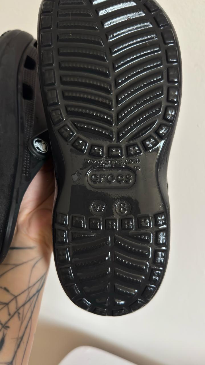 Черные сандалии Crocs