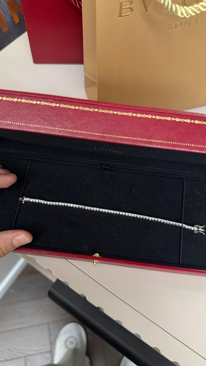 Браслет под бриллианты сталь материал