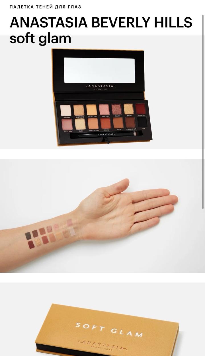 Палетка теней Anastasia Beverly hills