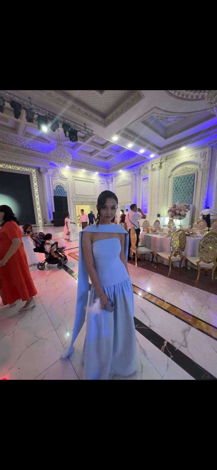 платье с шарфиком