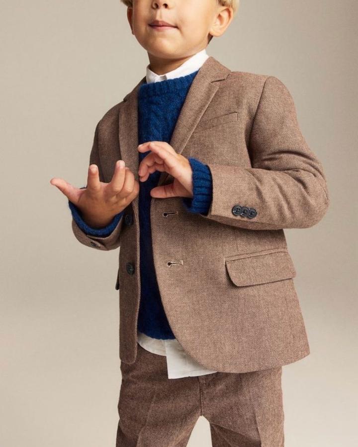 Костюм двойка +рубашка для мальчика хлопок/лен