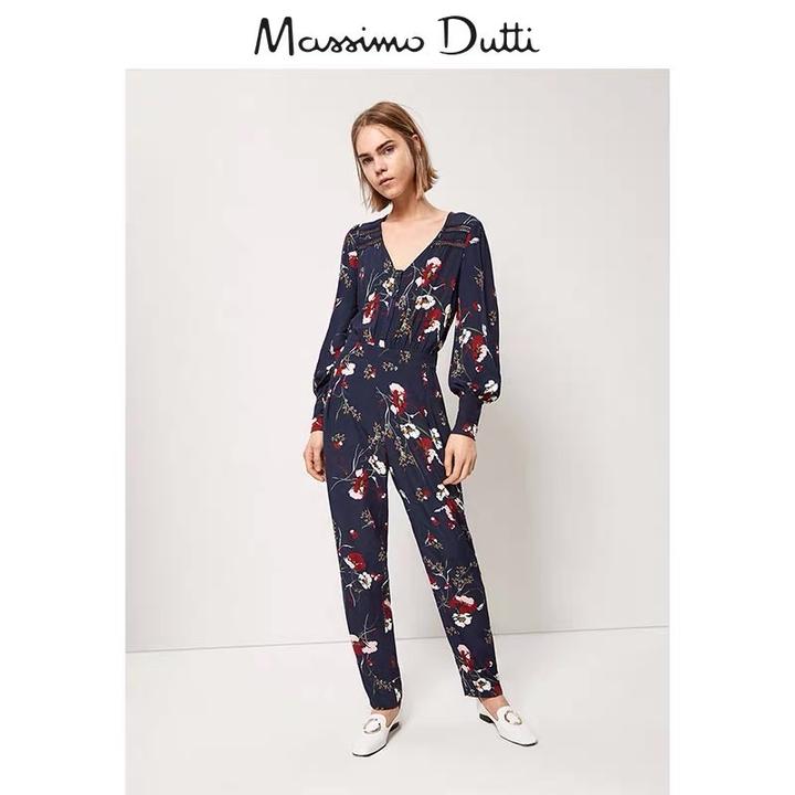 Комбинезон Massimo Dutti с цветочным принтом