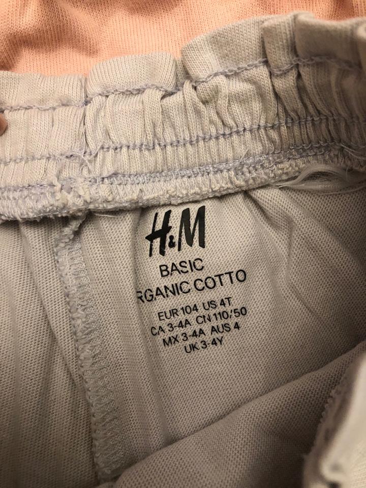 H&M шорты 104 см 3-3 года хлопок