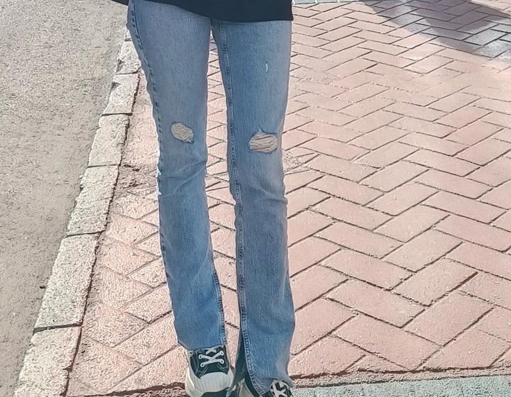Джинсы голубые Zara