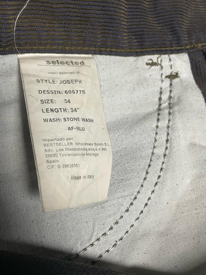 Selected Homme Corduroy Pants вельветтовые штаны