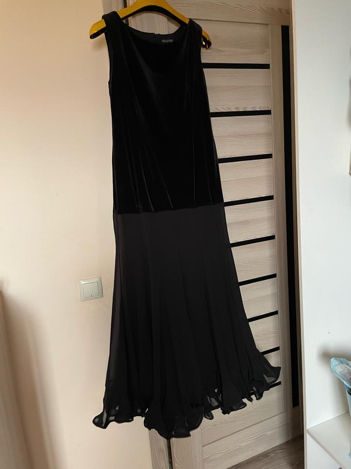 Вечернее чёрное платье макси 🖤
