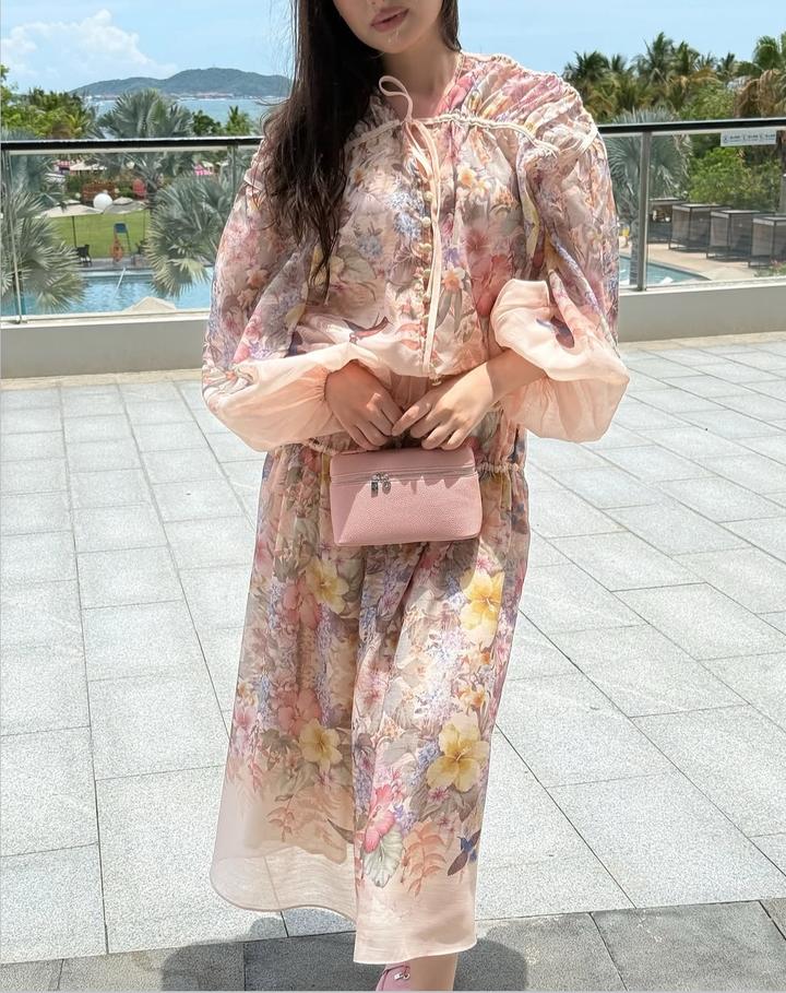 Двойка Zimmermann цветочный принт