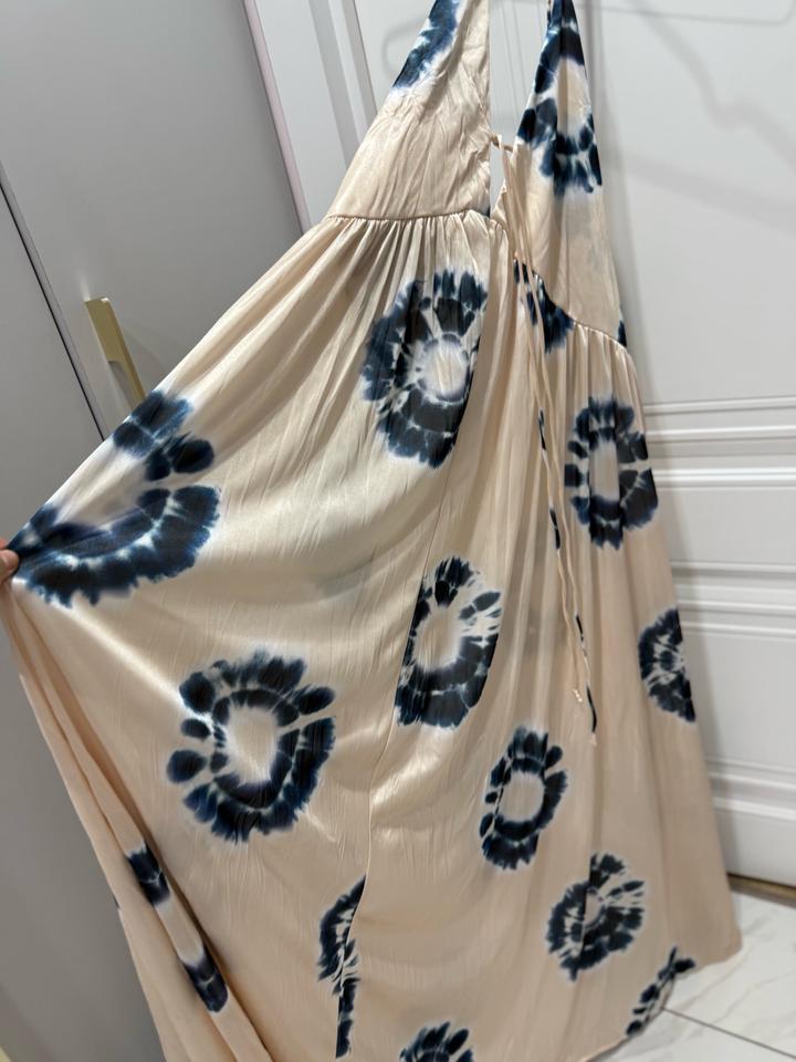 сатиновое платье-сарафан от Zara