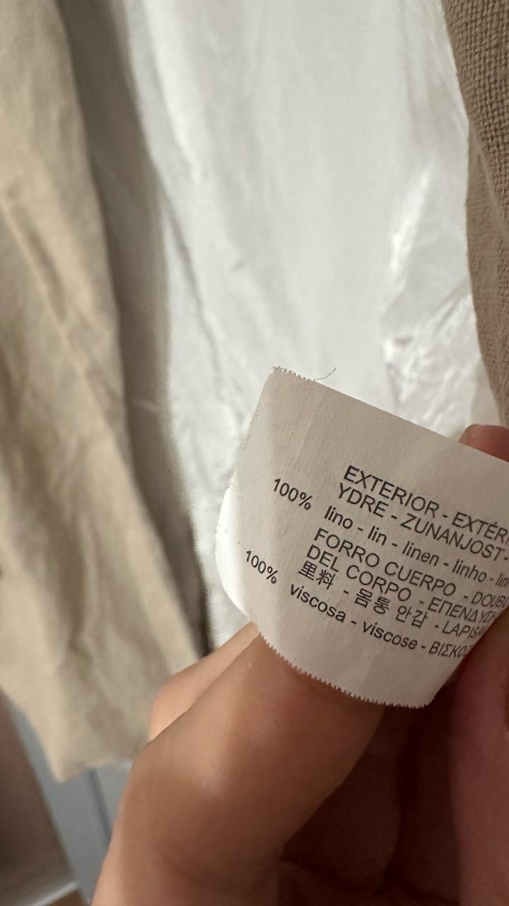 Стильный жакет Zara из льна