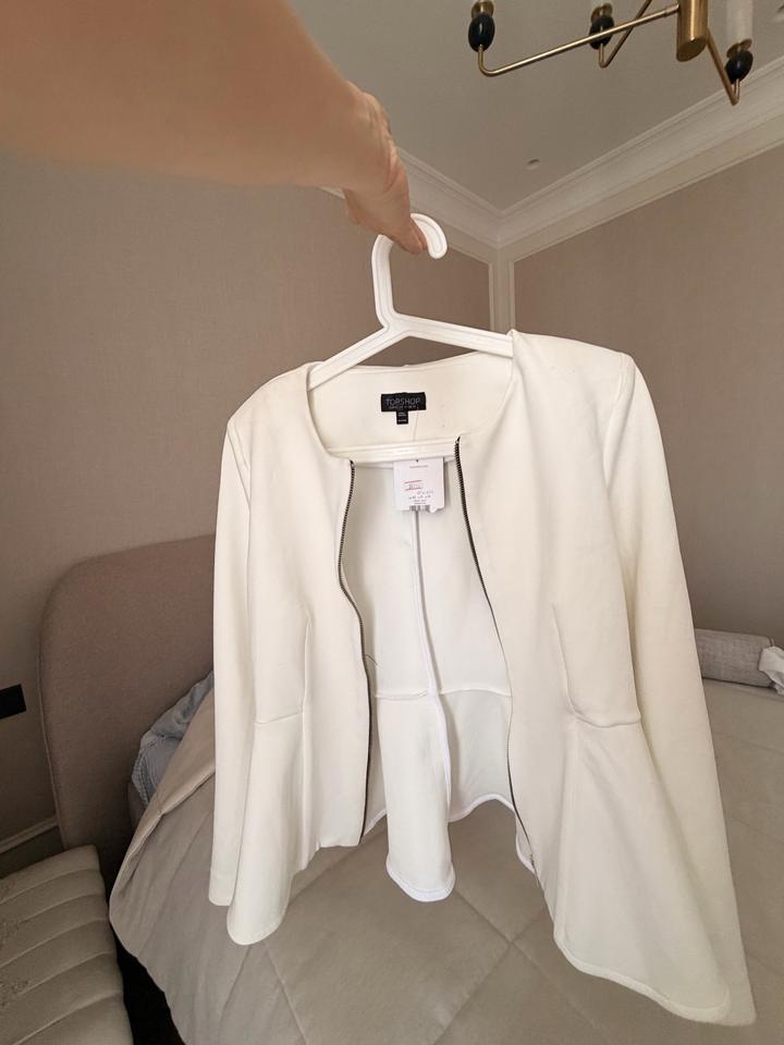 Белый пиджак Topshop