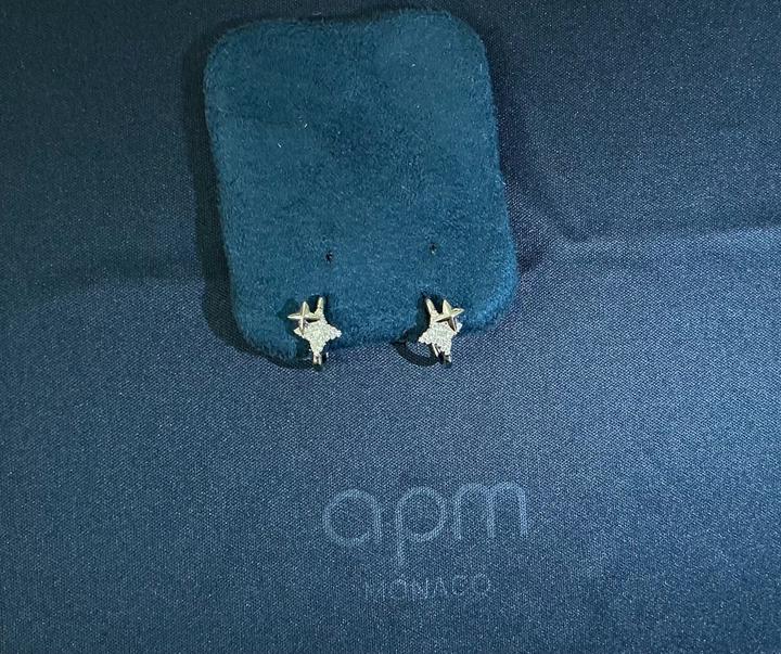 Серьги серебро Apm monaco